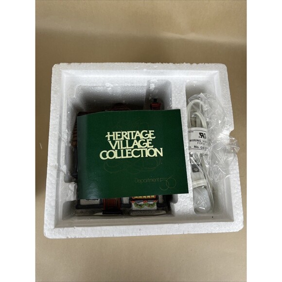 Dept 56 Dickens Village‎ Tutbury Printer #5568-9 Porcelain 1990 w/box New Other - Picture 7 of 11